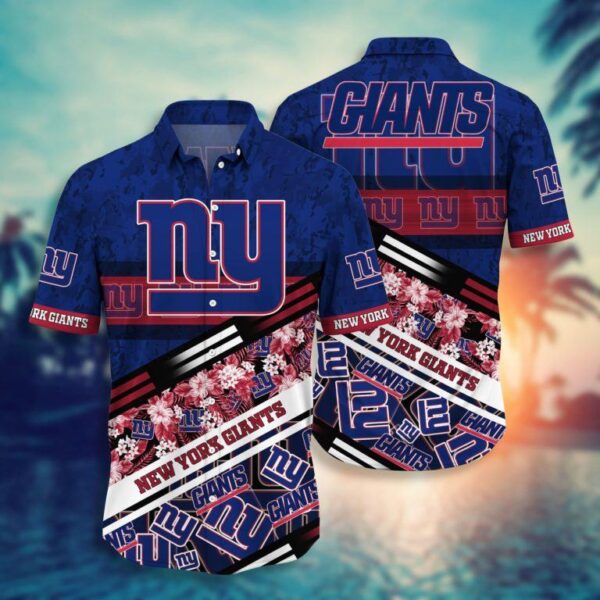 New York Giants NFL Hawaiian Aloha Shirt For Fans