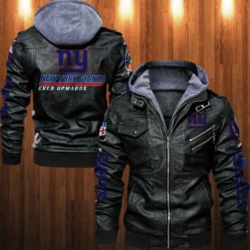 New York Giants nfl Ever Upwards Leather Jacket custom for fan