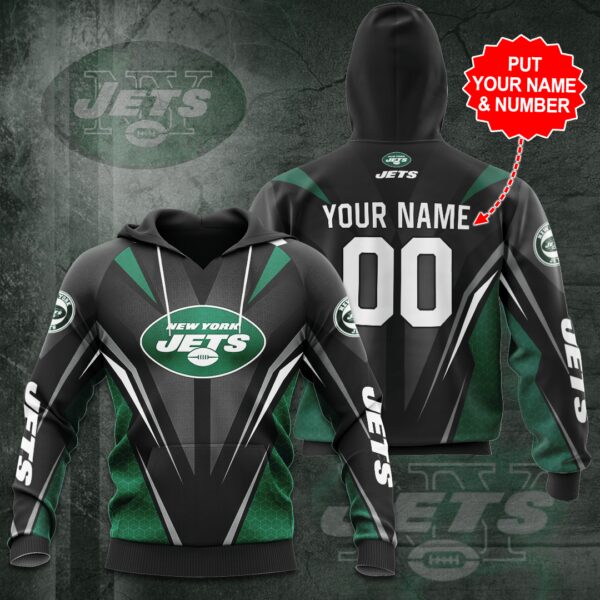 New York Jets 3D Hoodie Custom Your Name 01