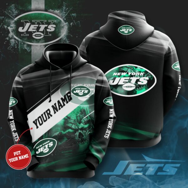 New York Jets 3D Hoodie Custom Your Name