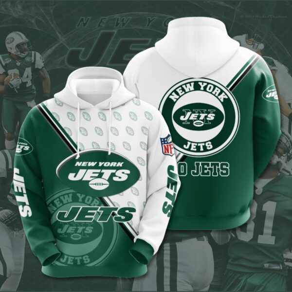 New York Jets 3D Hoodie For Fans