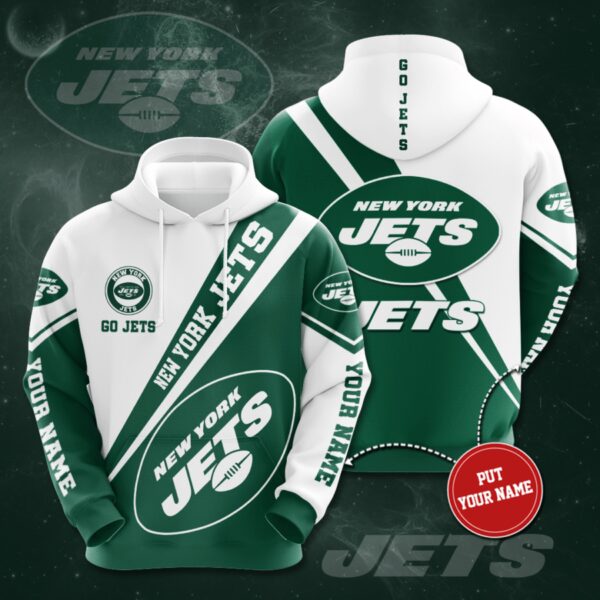 New York Jets 3D Hoodie Go Jets