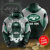 New York Jets 3D Hoodie Skull New York Jets 3D Hoodie Skull
