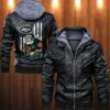 New York Jets Leather Jacket Angry Santa Claus