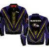 Nfl Baltimore Ravens Bomber Jacket For Fan Newest