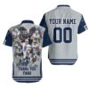 Nfl EDC Dallas Cowboy Hawaii full 3D Shirt thanks fans