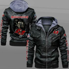 Tampa Bay Buccaneers Dead Skull In Back Leather Jacket custom fan
