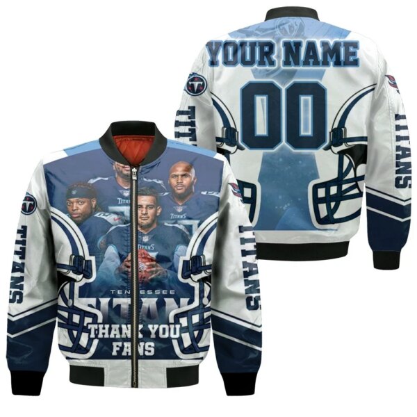 Tennessee Titans nfl Division Super Bowl 2021 Personalized Bomber Jacket custom name number