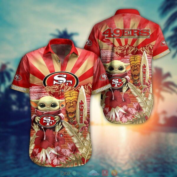 Yoda San Francisco 49ers NFL Hawaii full 3D Shirt For Fans