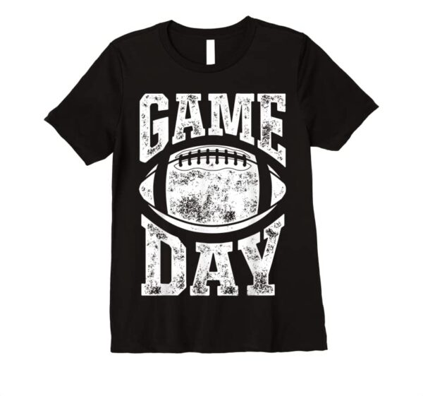 american Football Game Day Vintage T Shirt for fans