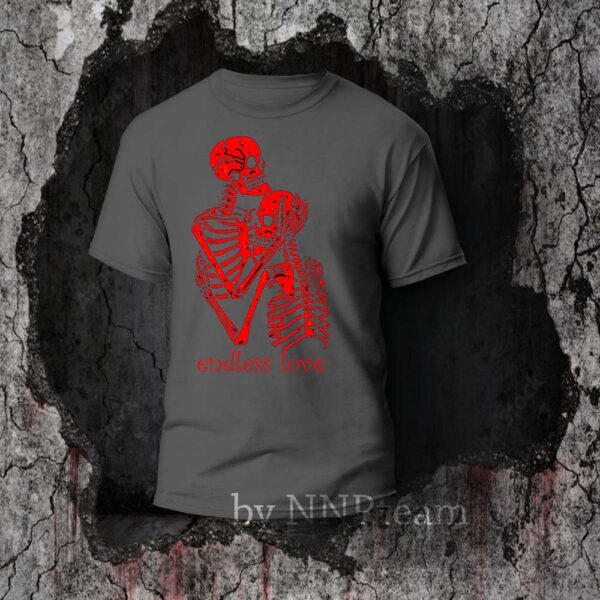 endless love skull horror t shirt