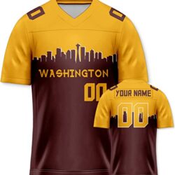jersey Personalized Fan Gift washington City Hip Hop Shirt custom Your Name and Number