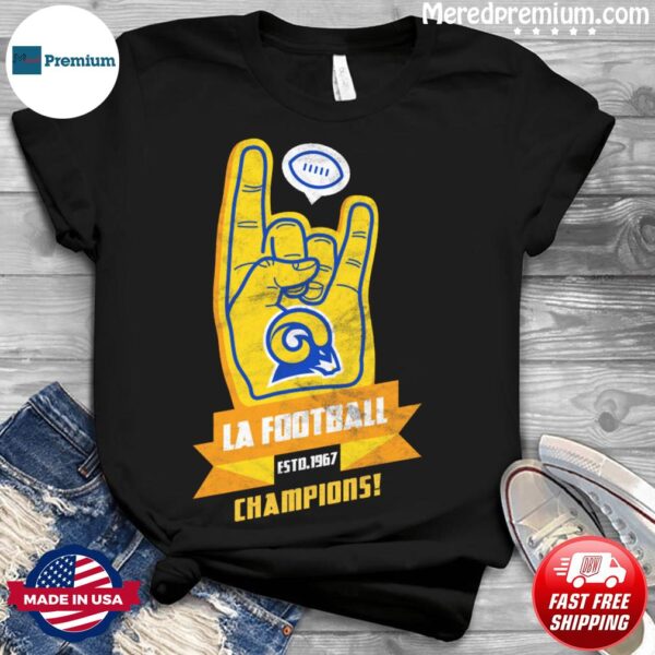 los Angeles Rams nfl Football 2022 Champions T Shirt custom fan