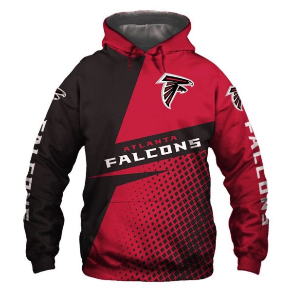 nfl Atlanta Falcons print 3d Hoodie youthful for fans