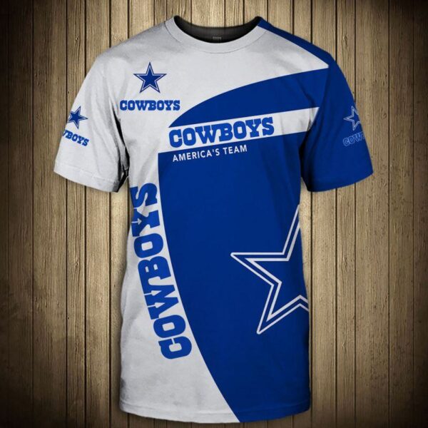 nfl Dallas Cowboys America Team football T shirt 3D custom fan
