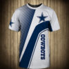 nfl Dallas Cowboys Short Sleeve O Neck football T Shirt 3D custom fan