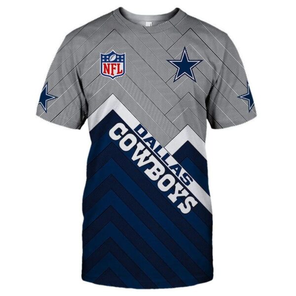 nfl Dallas Cowboys Short Sleeve football 3d T shirt custom fan