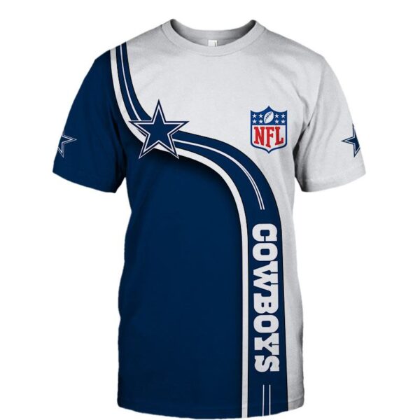 nfl Dallas Cowboys football 3d T shirt custom fan