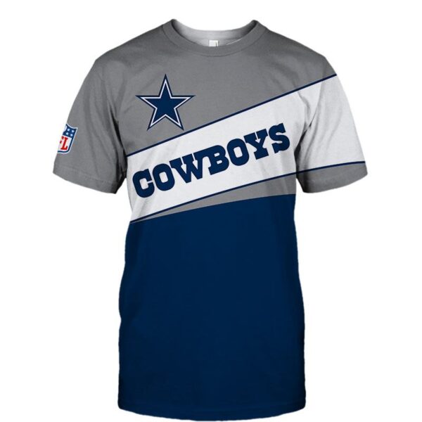 nfl Dallas Cowboys new style football T shirt 3D custom fan