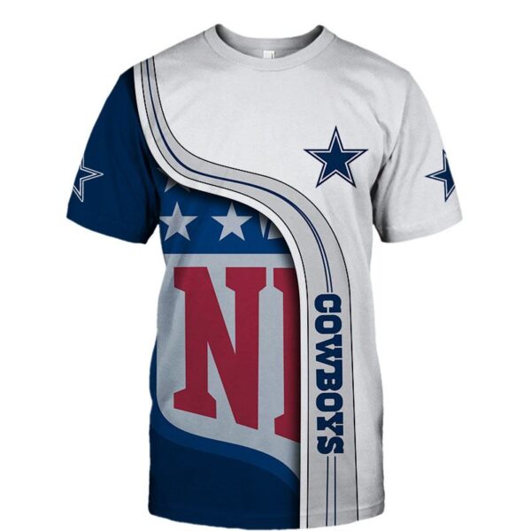 nfl Dallas Cowboys summer football T shirt 3D custom fan