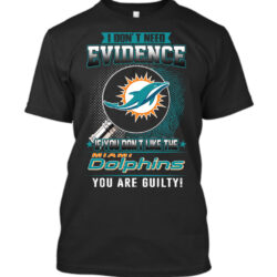 Guilty Miami Dolphins T-Shirt custom for fan