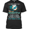 I was born to love miami Dolphins T Shirt custom