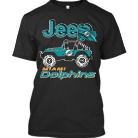 Jeep car Miami Dolphins T Shirt custom