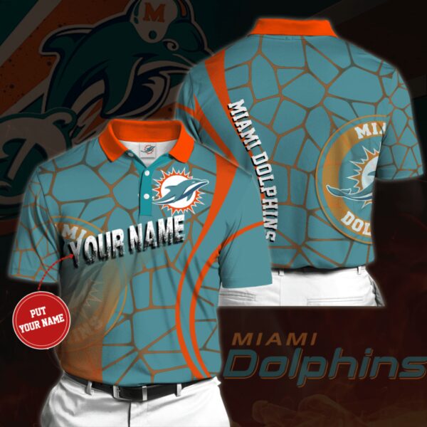 Miami Dolphins Polo Shirt For Fan