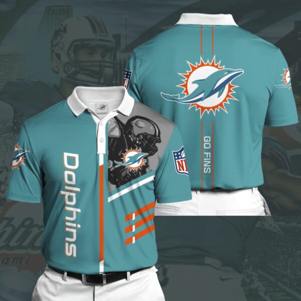 Miami Dolphins Polo shirt For Fan 01