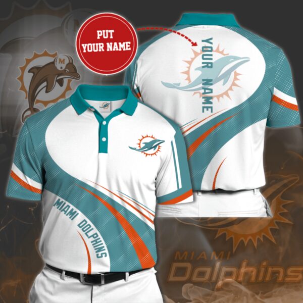 Miami Dolphins Polo shirt For Fan 03