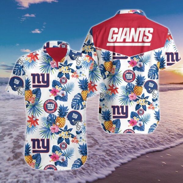 NEW YORK GIANTS NFL HAWAIIAN SHIRT FOR FANS