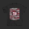 NFL American Football All Players Team New York Giants T Shirt For Fans
