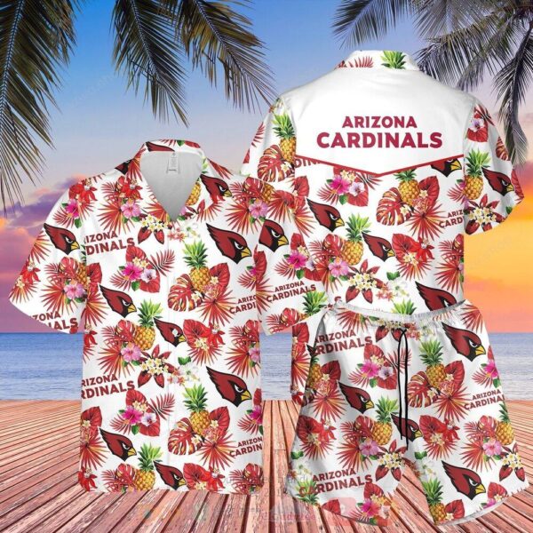 NFL Arizona Cardinals Hawaii full 3D Shirt Short