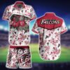 NFL Atlanta Falcons Hawaiian Shirt Kingkong Godzilla