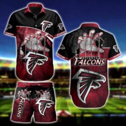 NFL Atlanta Falcons Hawaiian Shirt Short 4