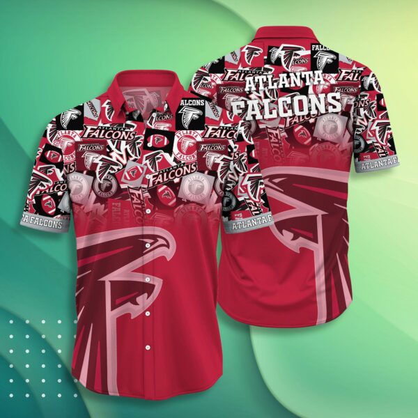 NFL Atlanta Falcons Hawaiian Shirt Short Hot Trending Summer 1