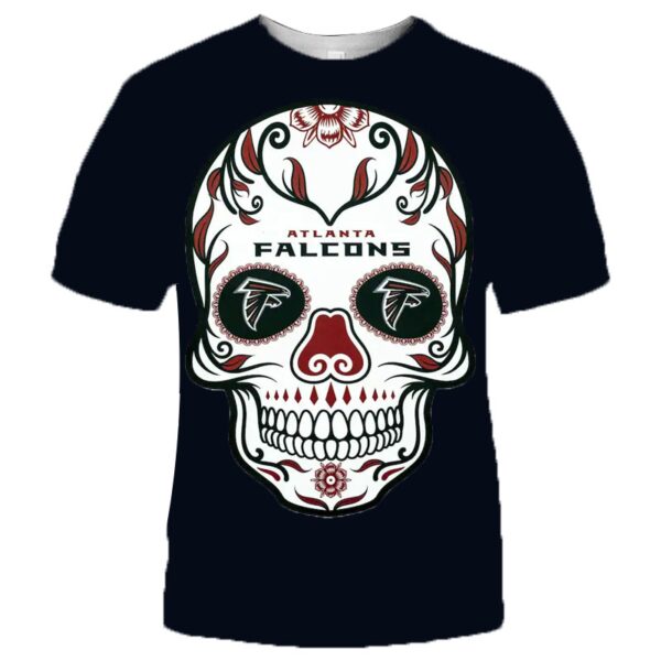 NFL Atlanta Falcons T shirt cool skull for fans