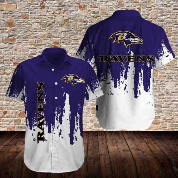 NFL Baltimore Ravens lava Hawaii full 3d Shirt