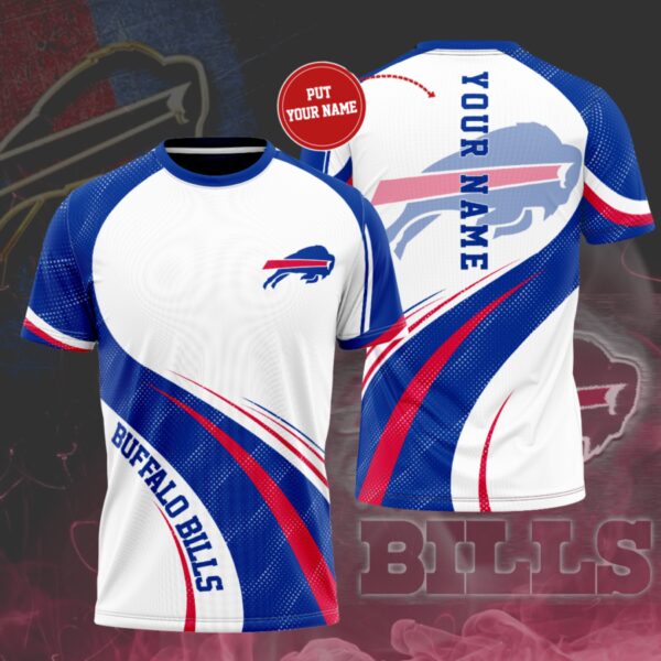 NFL Buffalo Bills T shirt 3D Custom Your Name