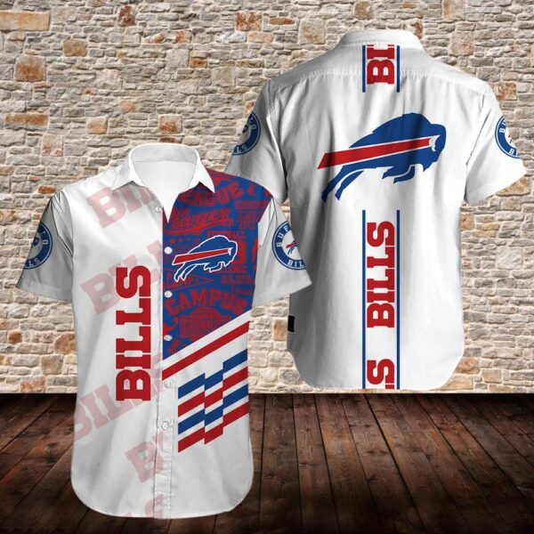 NFL Buffalo Bills edition simple Hawaii 3D Shirt