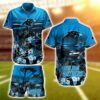 NFL Carolina Panthers Hawaiian Shirt Short 1