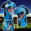 NFL Carolina Panthers Hawaiian Shirt Short 3