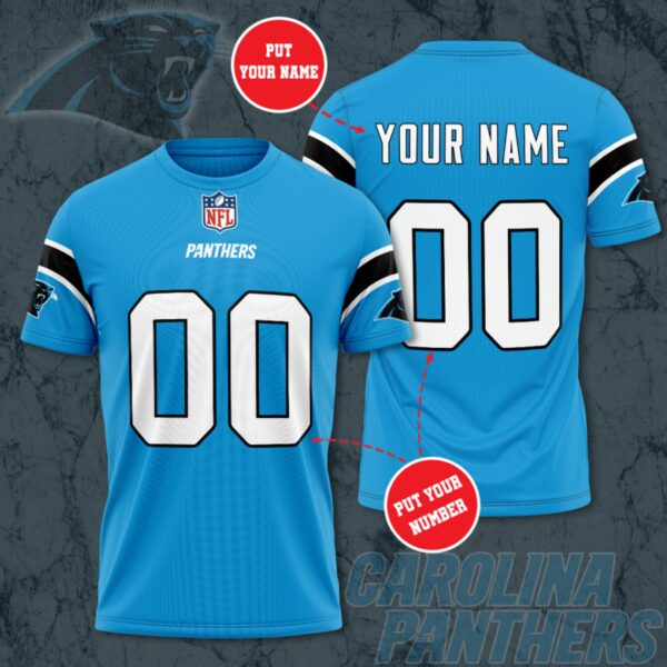 NFL Carolina Panthers T shirt 3D Personalized