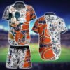 NFL Chicago Bears Hawaiian Shirt Short Mickey 3D