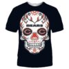 NFL Chicago Bears T shirt cool skull for fans