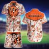 NFL Cincinnati Bengals Hawaiian Shirt Short For Fans 02