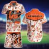 NFL Cincinnati Bengals Hawaiian Shirt Short Kingkong Godzilla