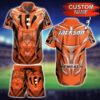 NFL Cincinnati Bengals Hawaiian Shirt Short Peronalized full 3d custom