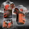 NFL Cleveland Browns Hawaiian Shirt Short For Fans 02 NFL Cleveland Browns Hawaiian Shirt Short For Fans 02