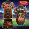 NFL Cleveland Browns Hawaiian Shirt Short Peronalized